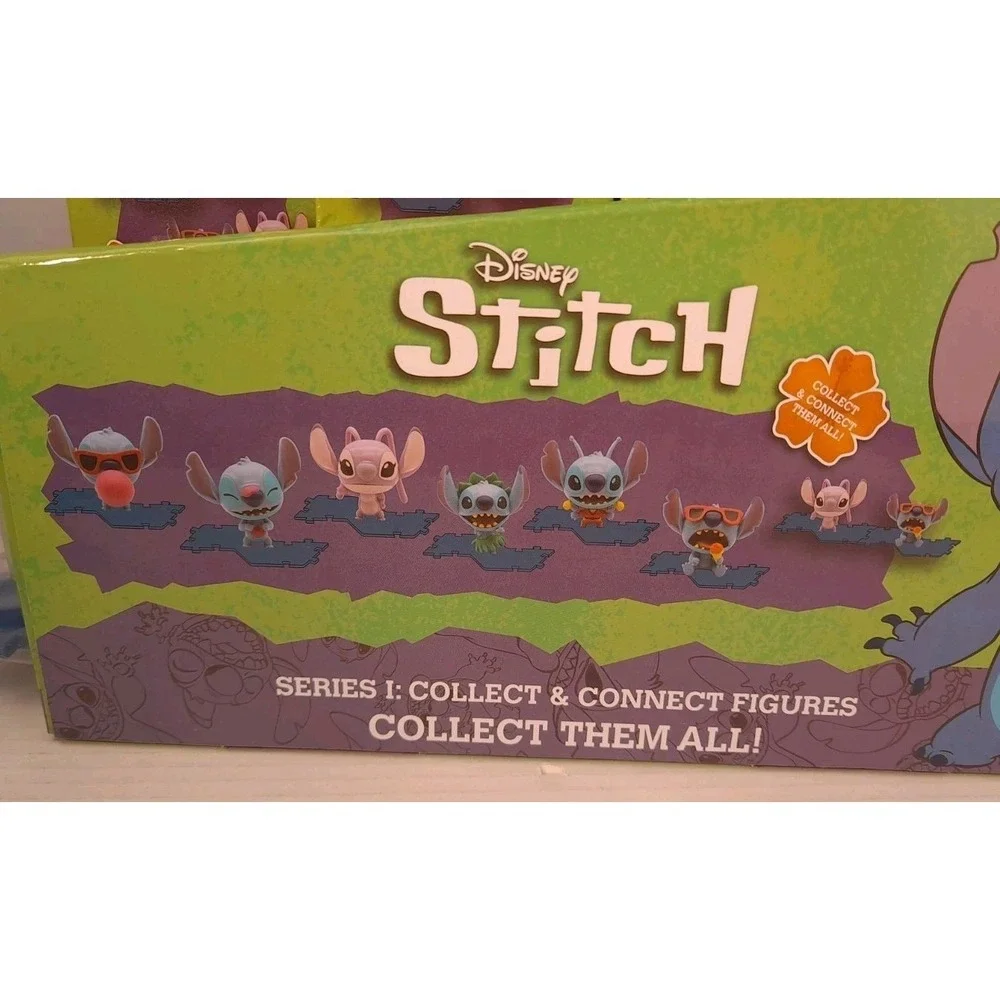 Disney Stitch Series 1 Collect & Connect Figures Full Case Of 15 Sealed NIB